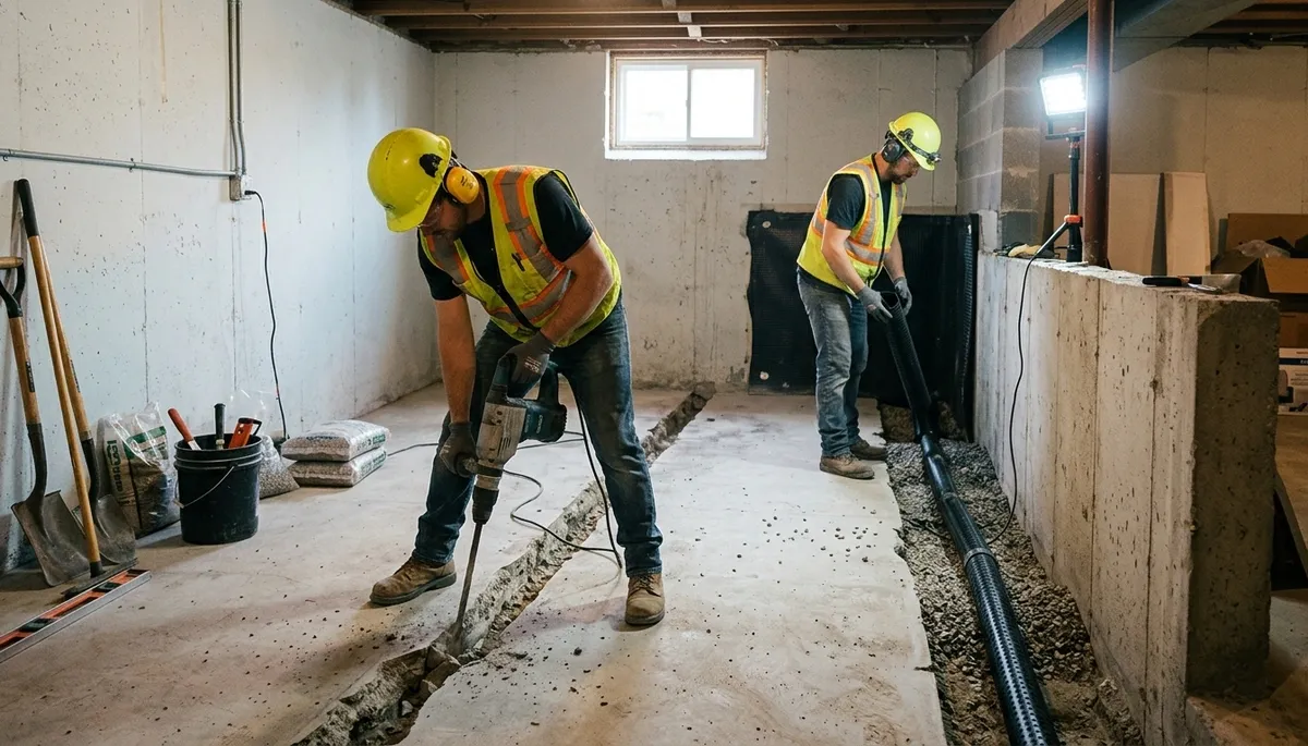 Basement Waterproofing Image 1