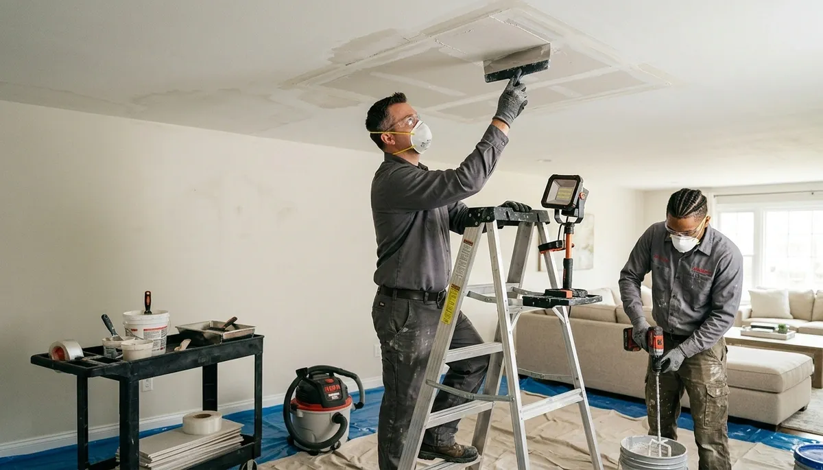 Ceiling Water Damage Repair Image 2